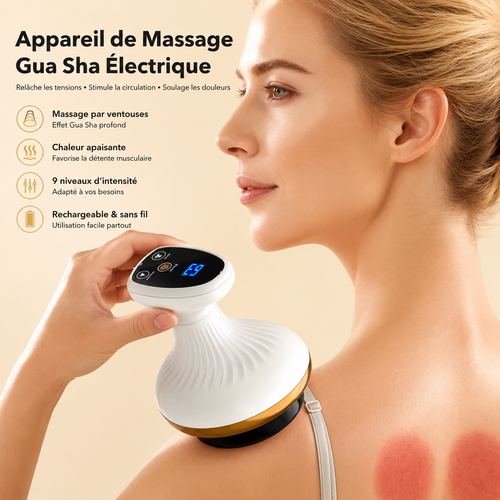 Appareil de massage à ventouses chauffantes