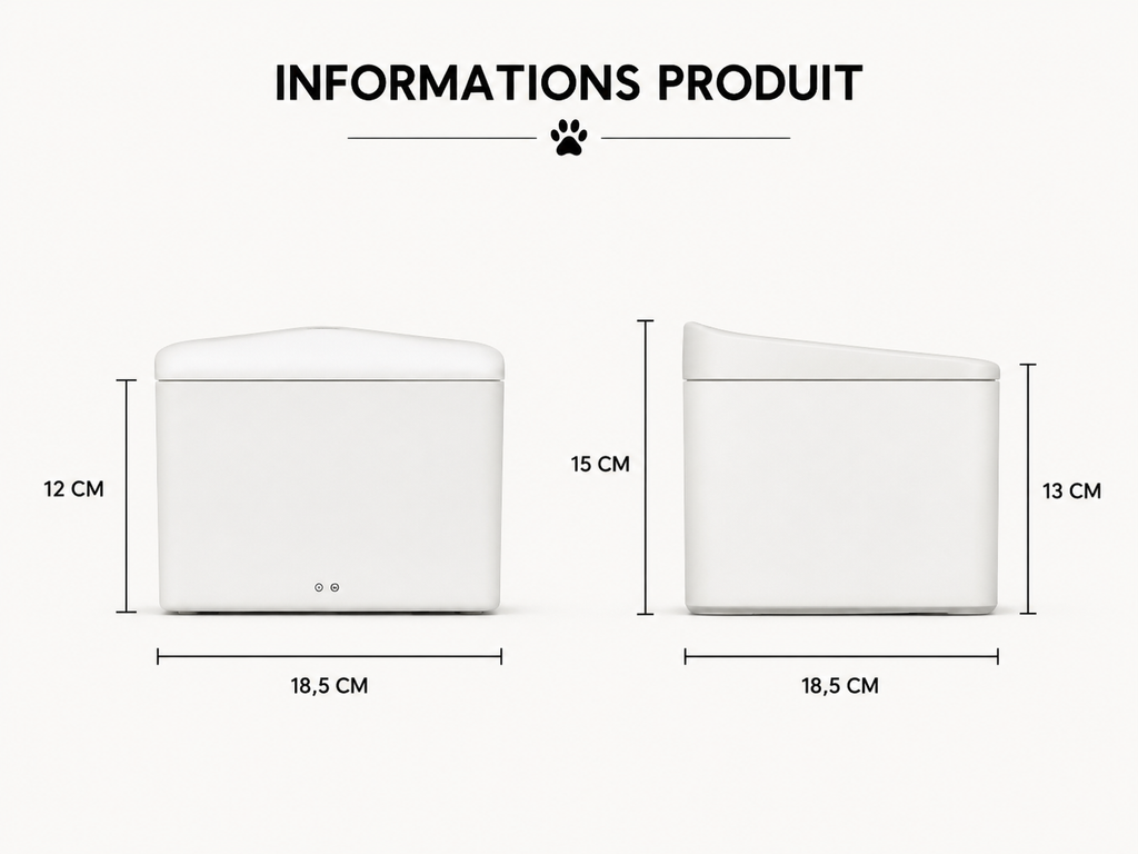 Fontaine intelligente PurrFlow Aqua Connect™