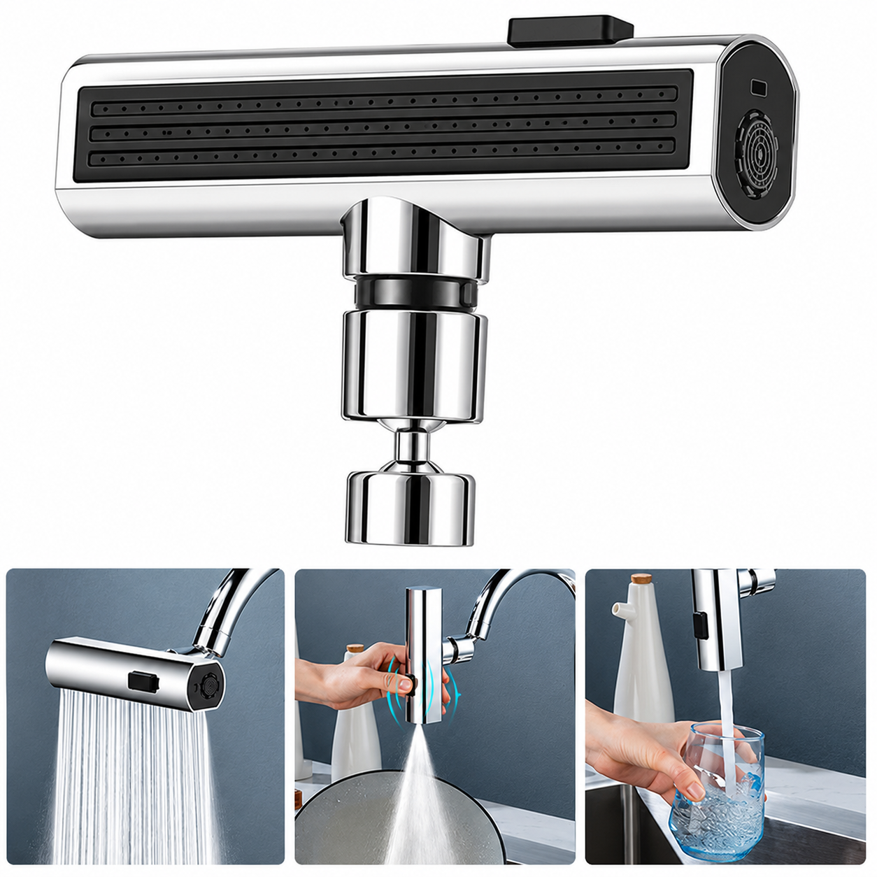 Embout de robinet rotatif 360°