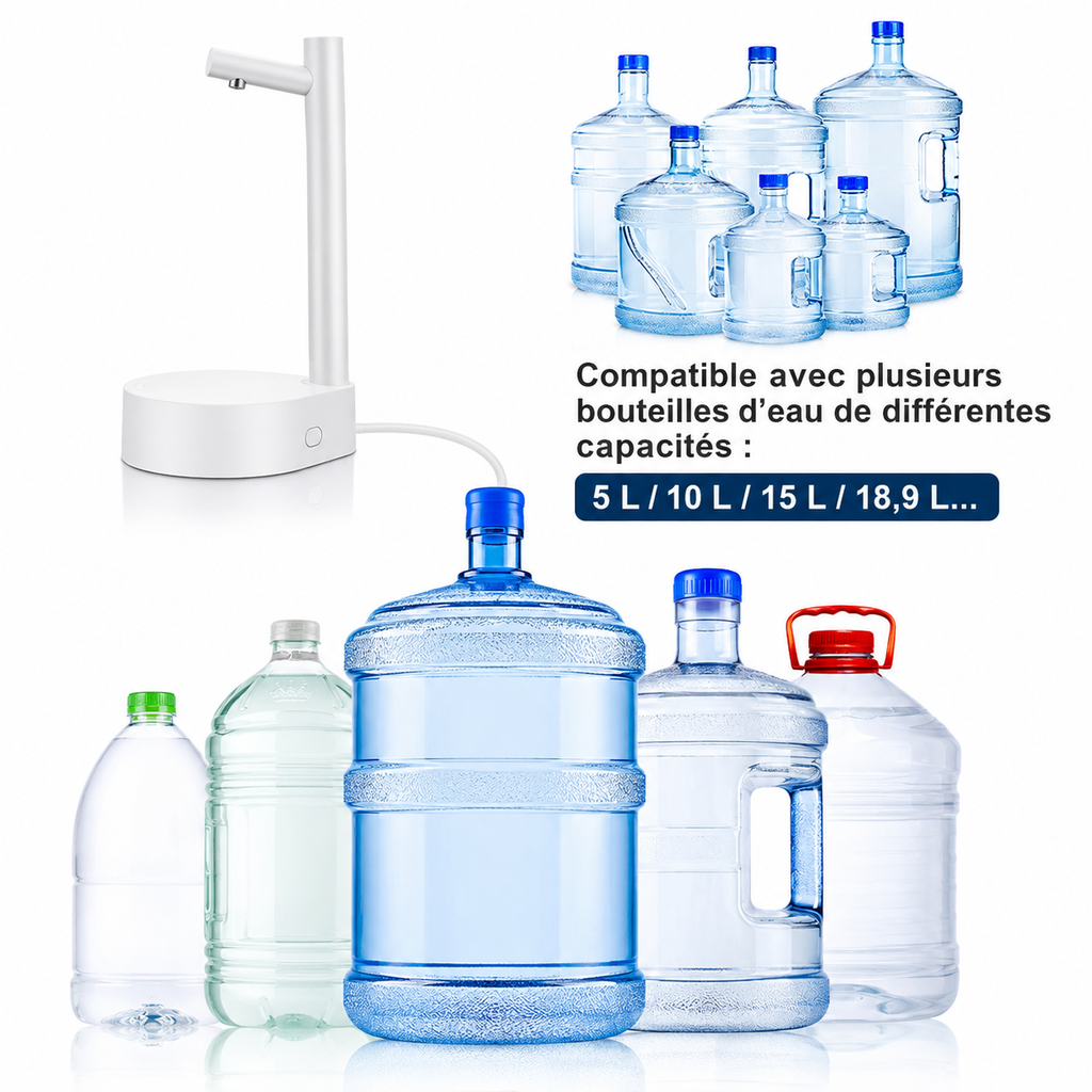 Distributeur à eau électrique rechargeable