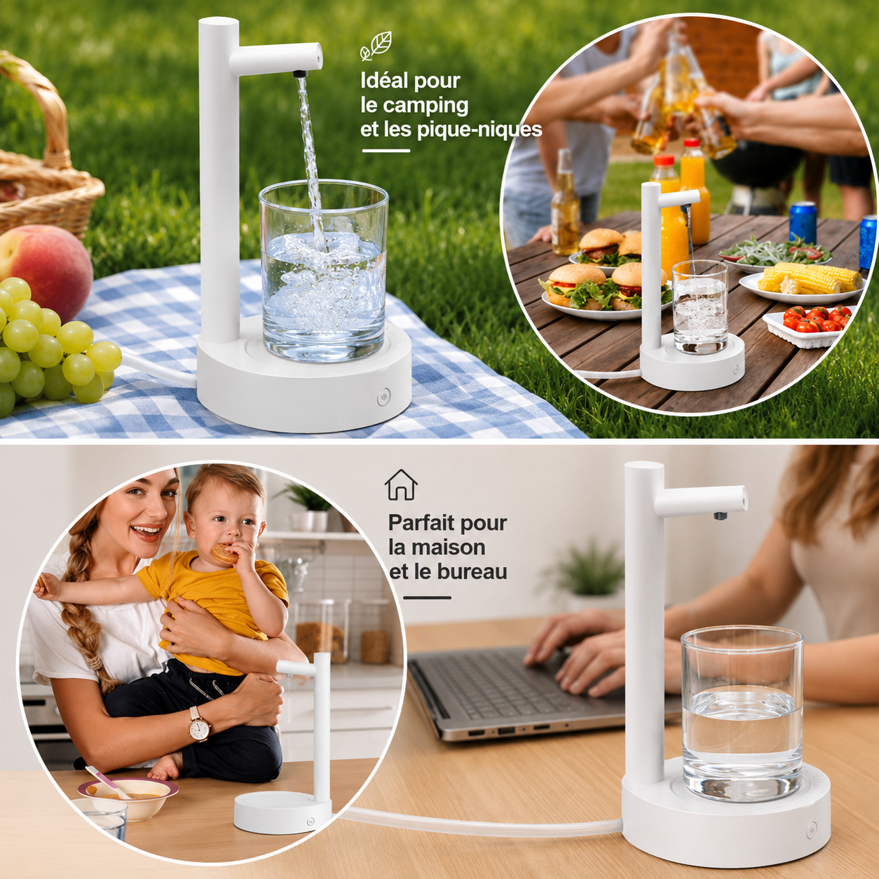 Distributeur à eau électrique rechargeable