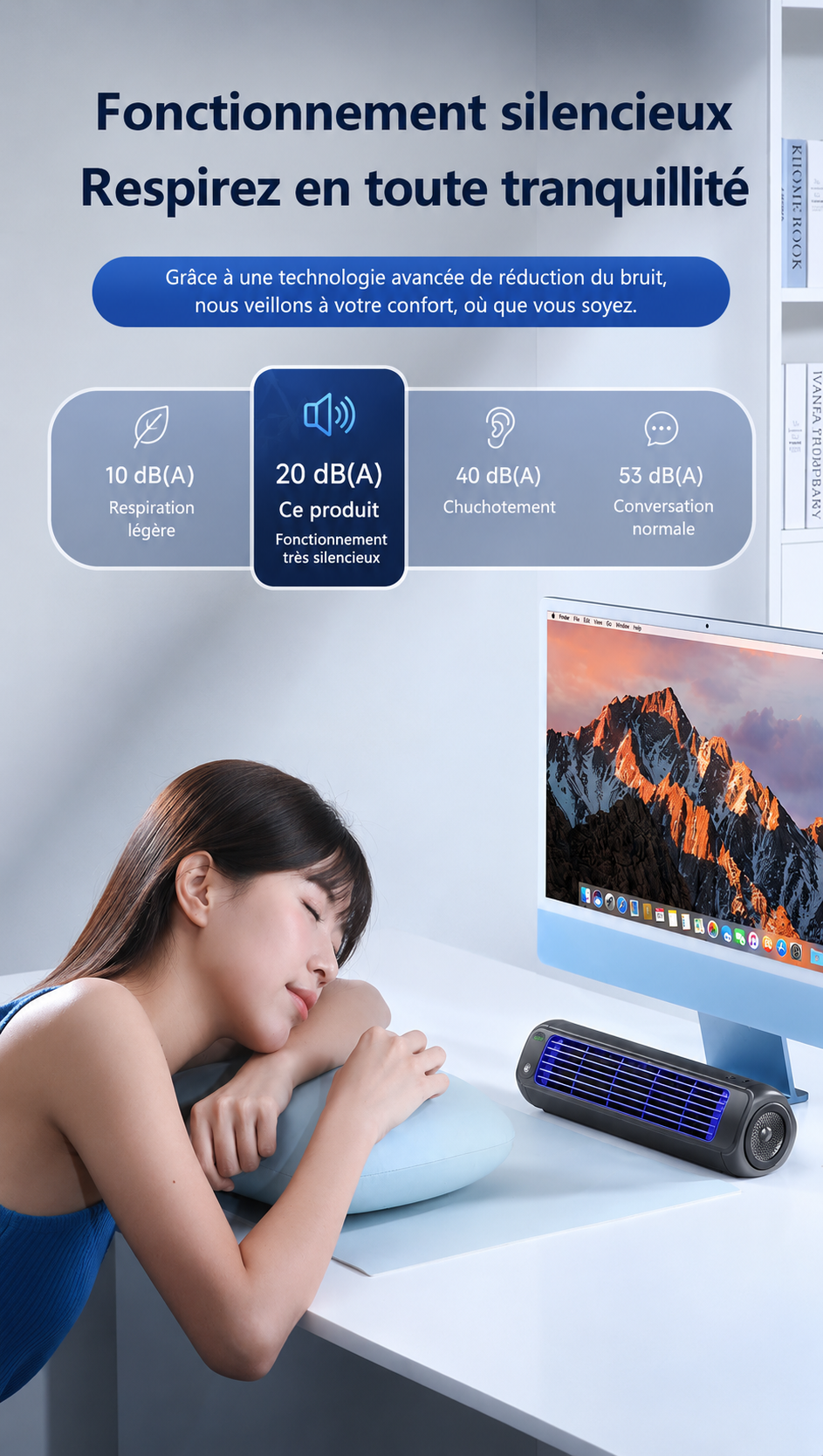 Mini rafraîchisseur d’air USB